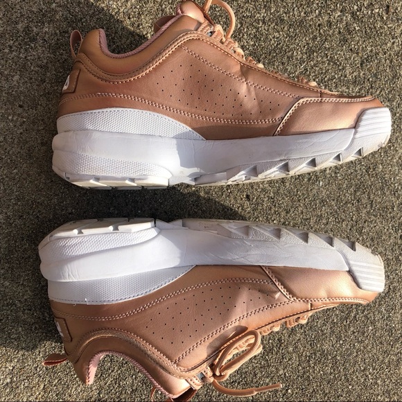 ❌Rose Gold Chunky Fila Disruptors Size 11 - Picture 4 of 8